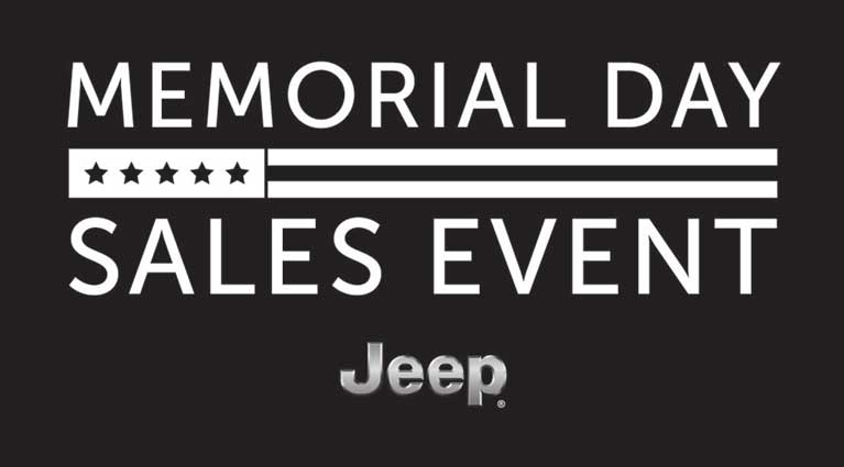 Memorial Day Sales on Jeep Vehicles at Kindle Chrysler Jeep Dodge in Cape May Court House NJ