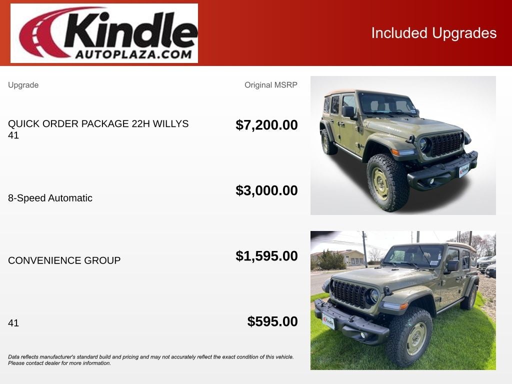 2026 Jeep Wrangler Willys
