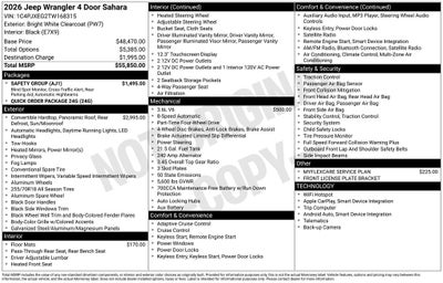 2026 Jeep Wrangler Sahara