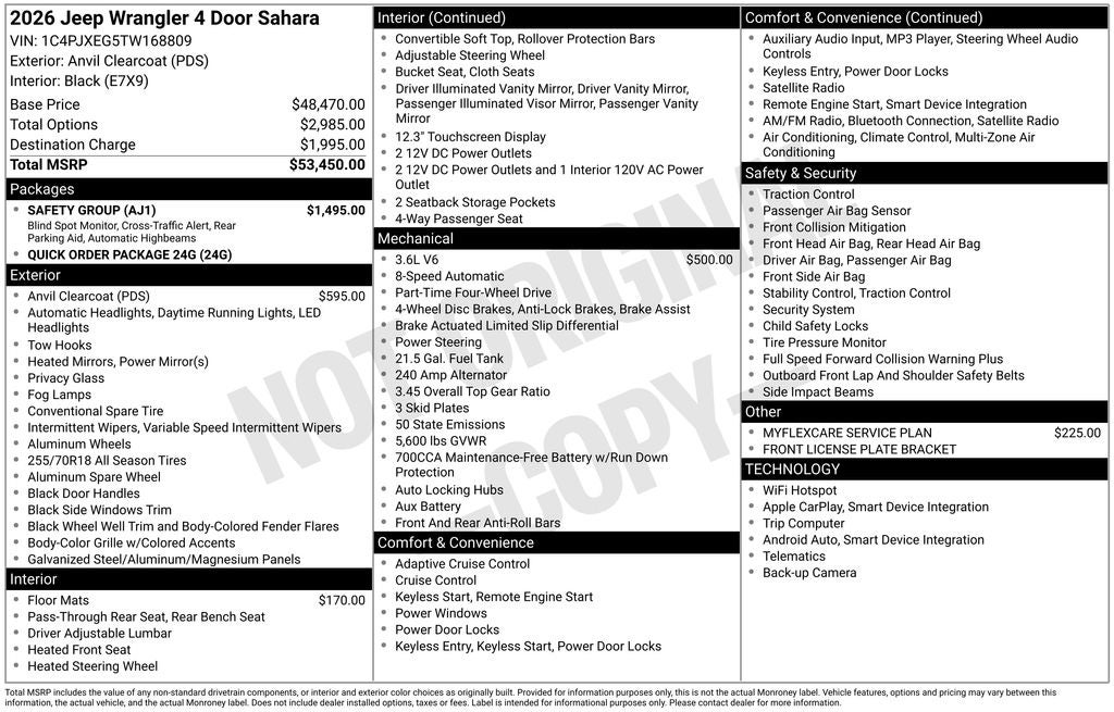 2026 Jeep Wrangler Sahara