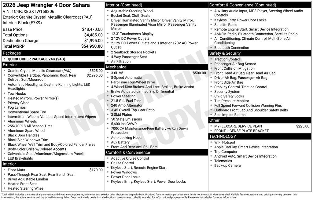 2026 Jeep Wrangler Sahara