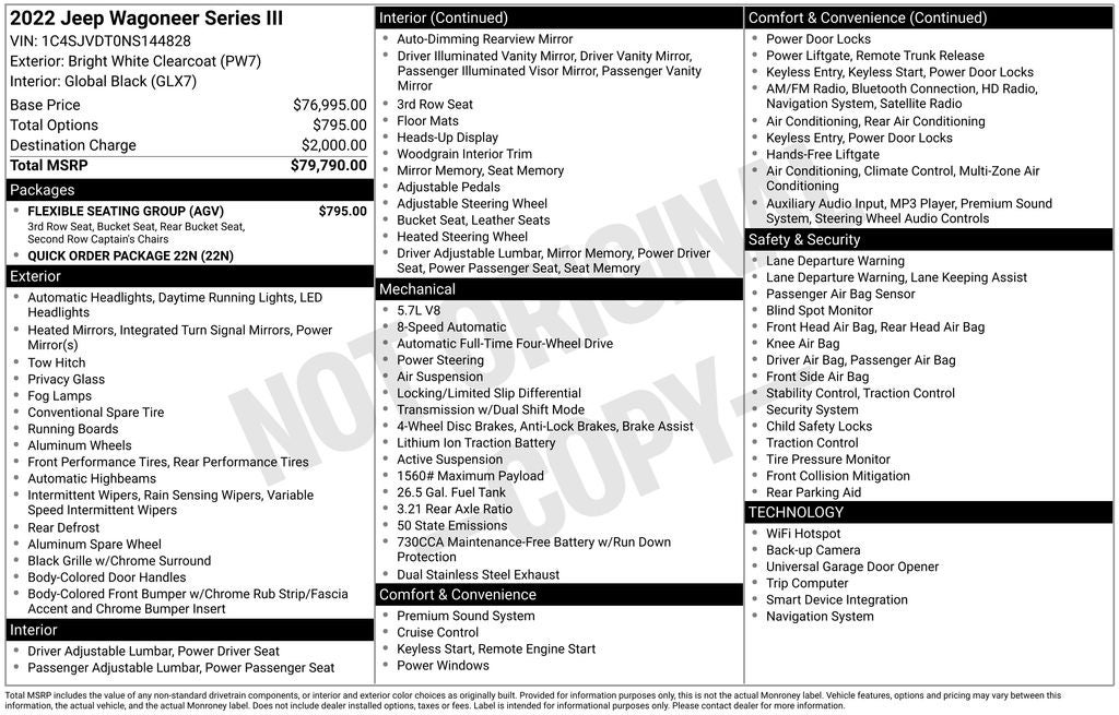 2022 Jeep Wagoneer Series III