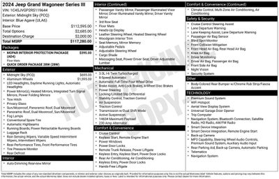 2024 Jeep Grand Wagoneer Series III