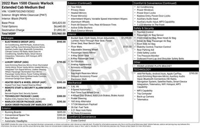 2022 RAM 1500 Classic Warlock