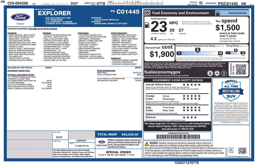 2023 Ford Explorer XLT