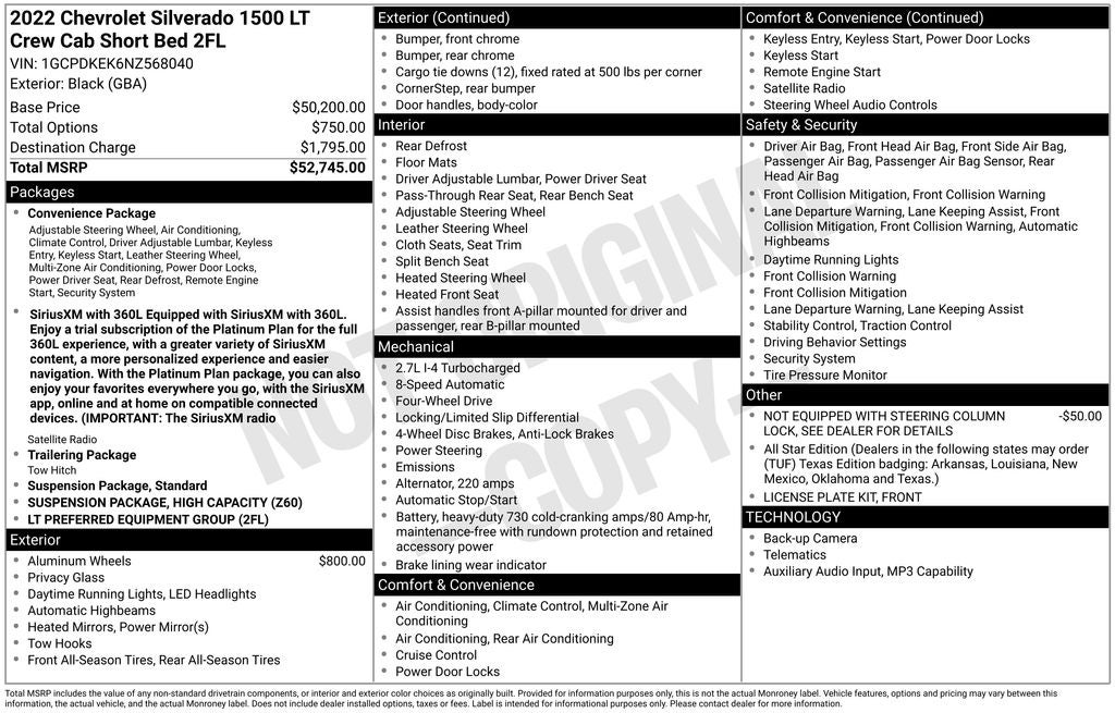 2022 Chevrolet Silverado 1500 LT