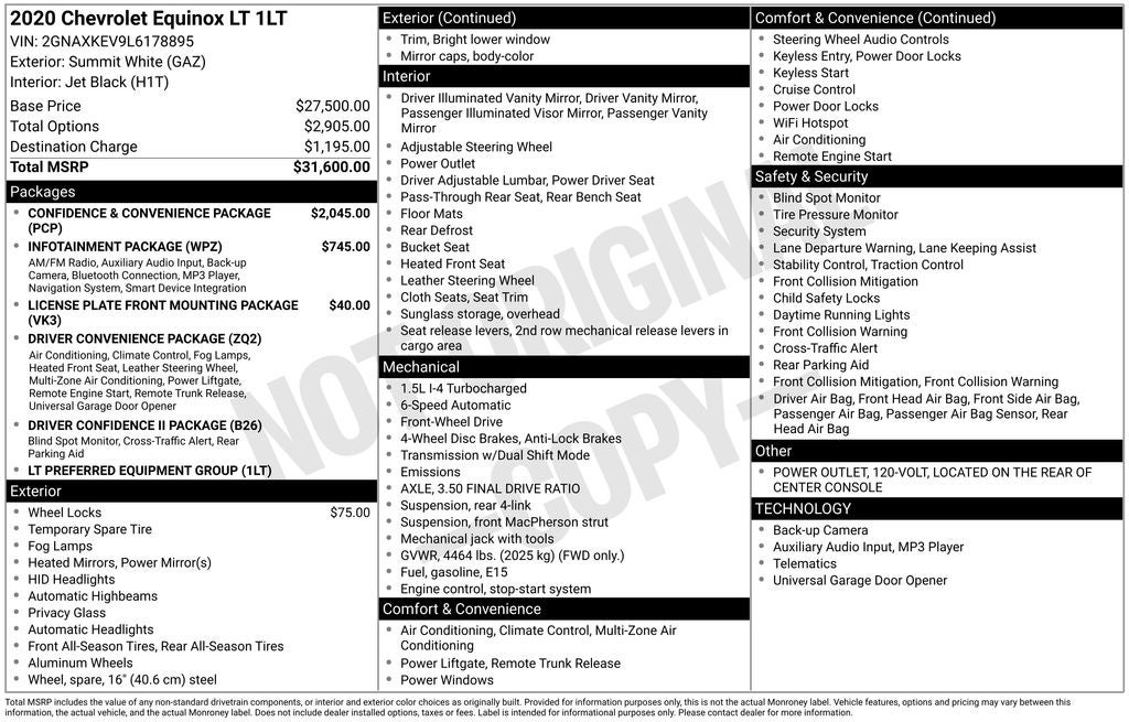 2020 Chevrolet Equinox LT