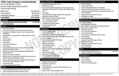 2026 Jeep Compass Limited