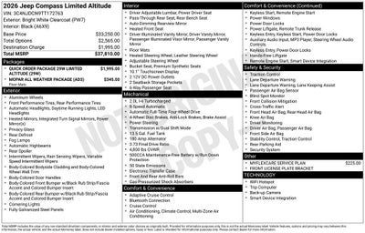 2026 Jeep Compass Limited