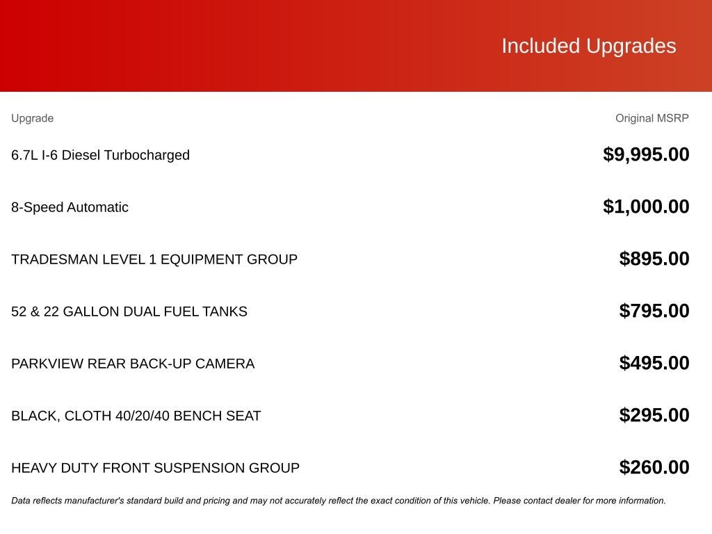 2026 RAM 5500HD Tradesman