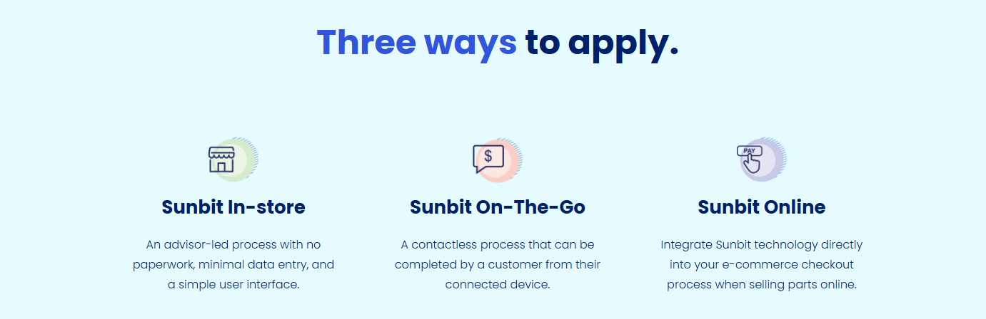 3 ways to apply