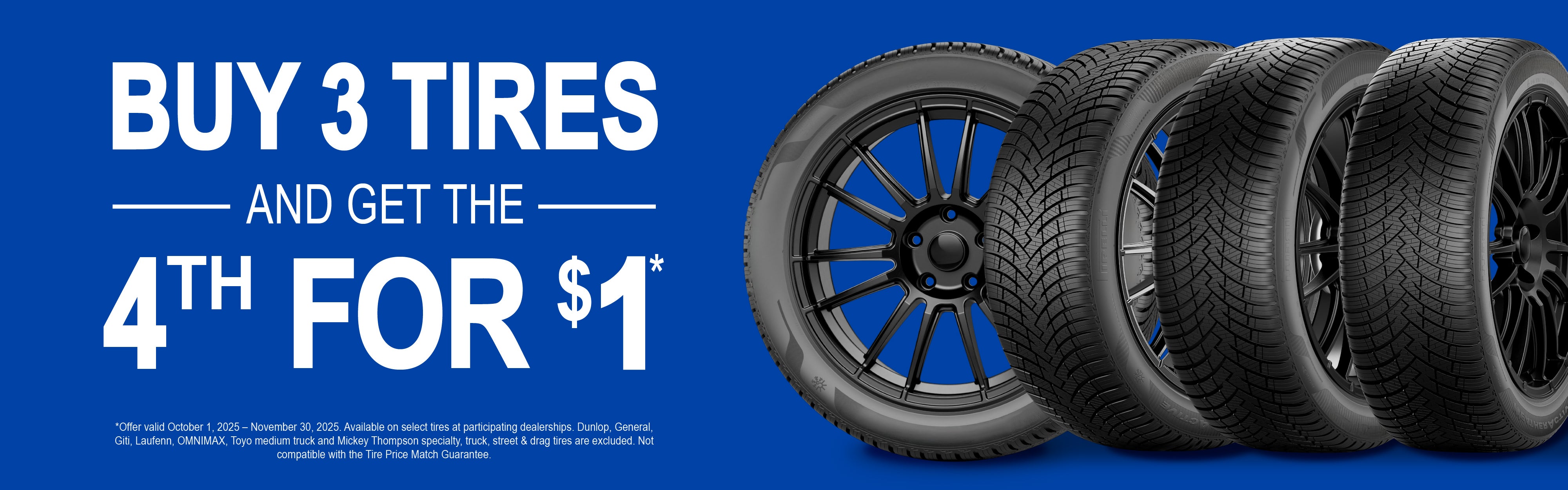 Mopar Fall 2025 Buy 3 Tires Offer